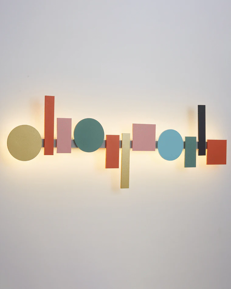 WOMO Colorful Sculptural Art Wall Sconce-WM6080 - Image 6