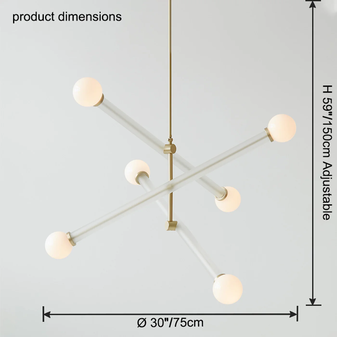 WOMO Colorful Sputnik Globe Chandelier-WM2670 - Image 16