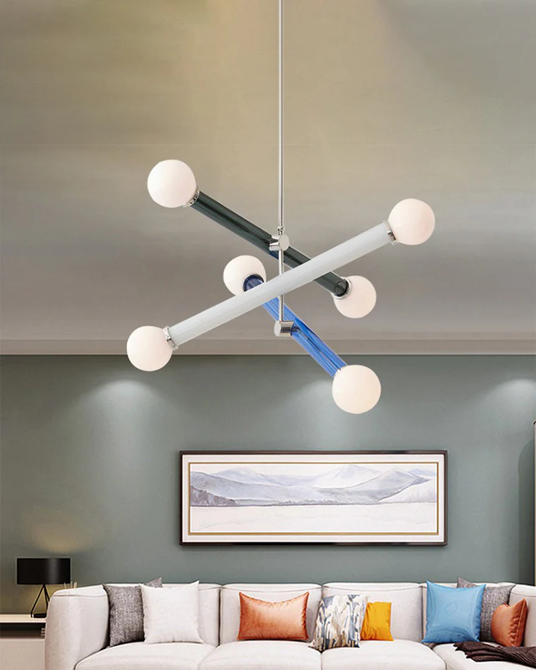 WOMO Colorful Sputnik Globe Chandelier-WM2670 - Image 2