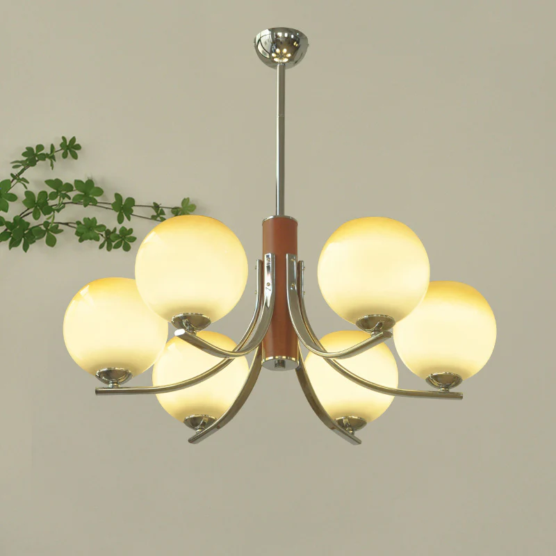 WOMO Colored Glass Arm Chandelier-WM2697 - Image 11