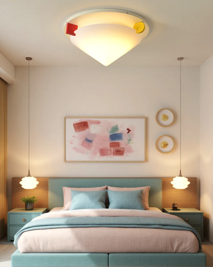 WOMO Cone Flush Mount Ceiling Light-WM1191 - Image 2