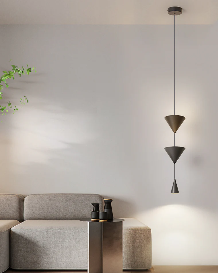 WOMO Unique Cone Pendant Light for Bedroom-WM2229 - Image 3