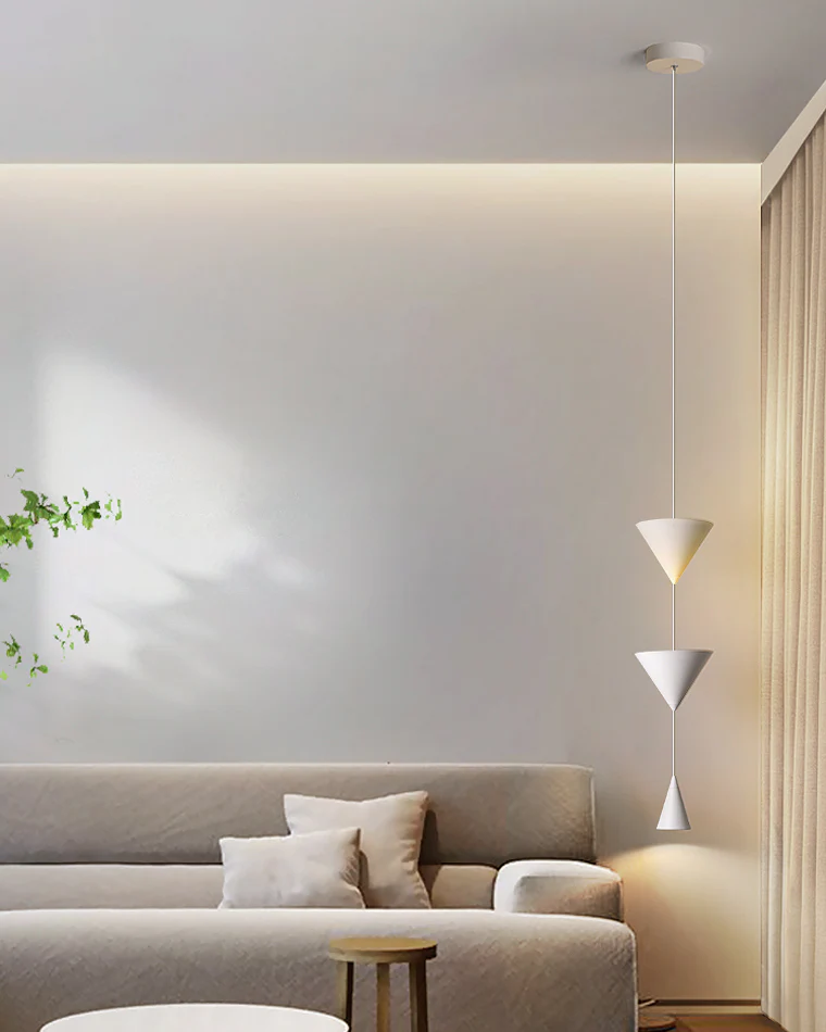 WOMO Unique Cone Pendant Light for Bedroom-WM2229 - Image 5
