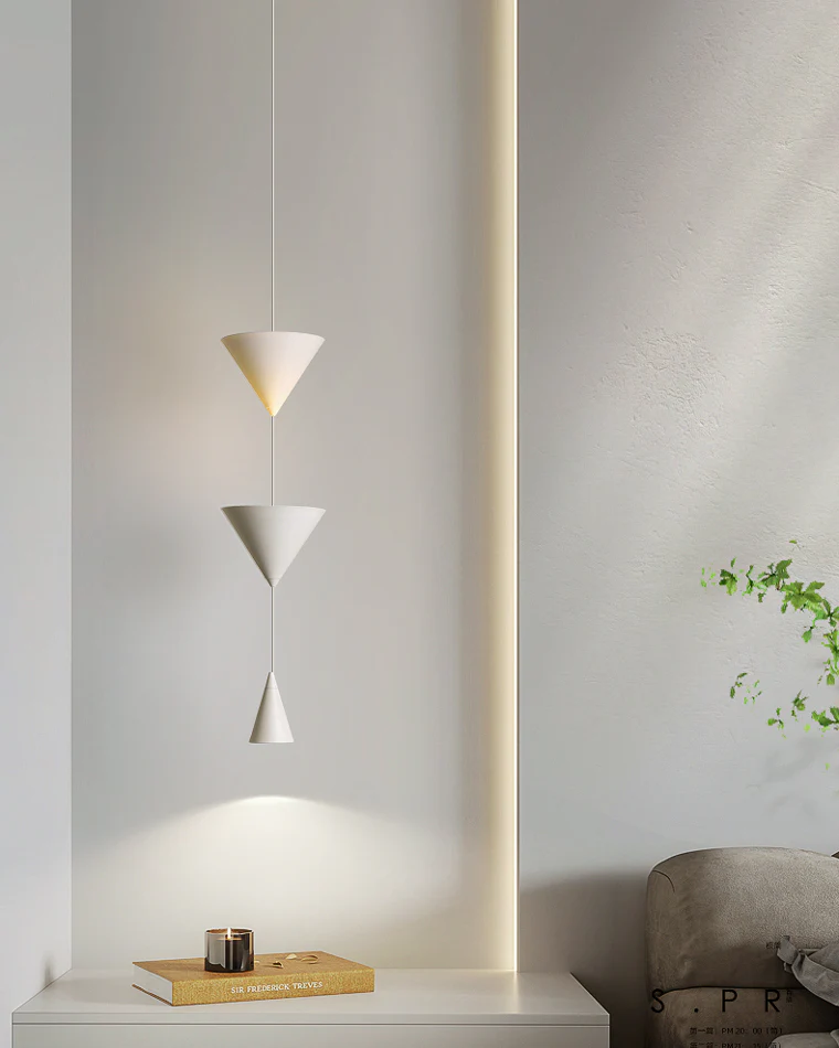 WOMO Unique Cone Pendant Light for Bedroom-WM2229 - Image 7
