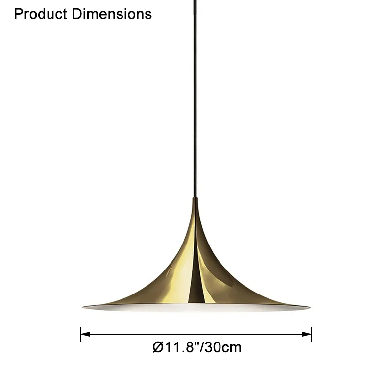 WOMO Cone Pendant Light-WM2484 - Image 34