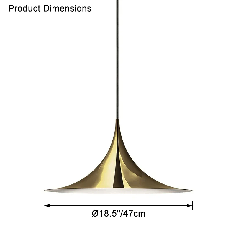WOMO Cone Pendant Light-WM2484 - Image 36
