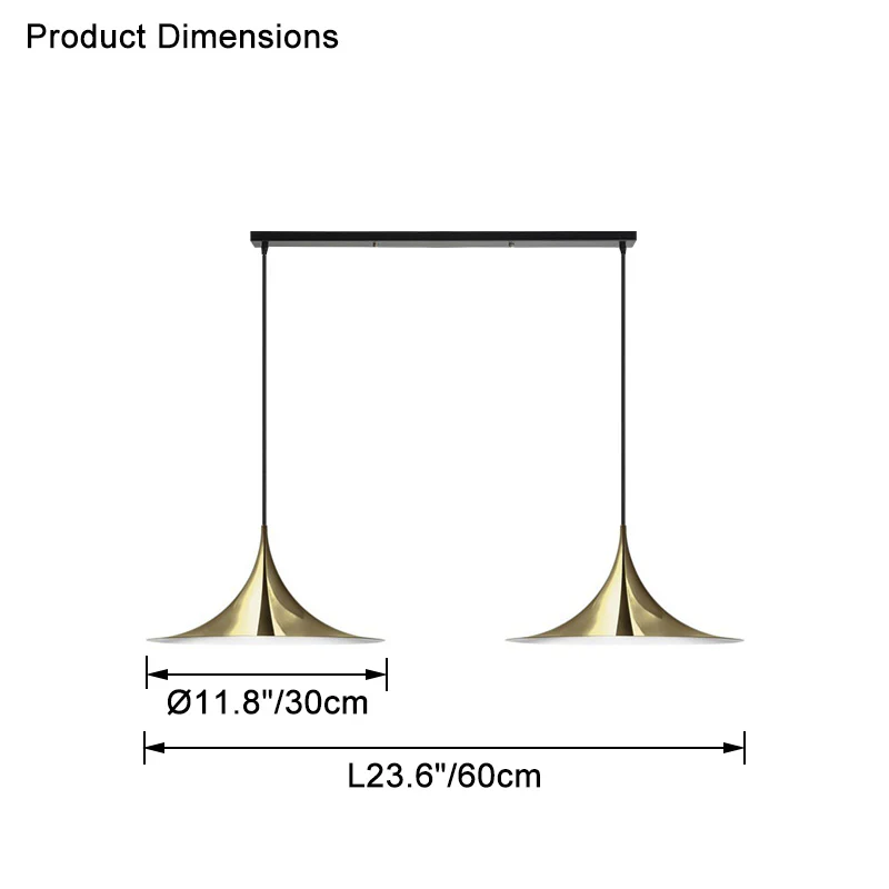 WOMO Cone Pendant Light-WM2484 - Image 38