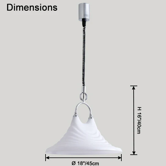 WOMO Cone Rise Fall Pendant Light-WM2866 - Image 18