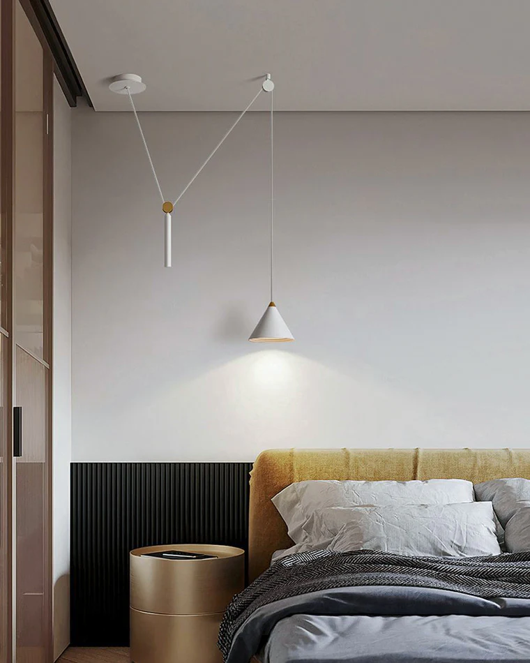 WOMO Cone Counterweight Pulley Swag Pendant Lamp-WM2230 - Image 18