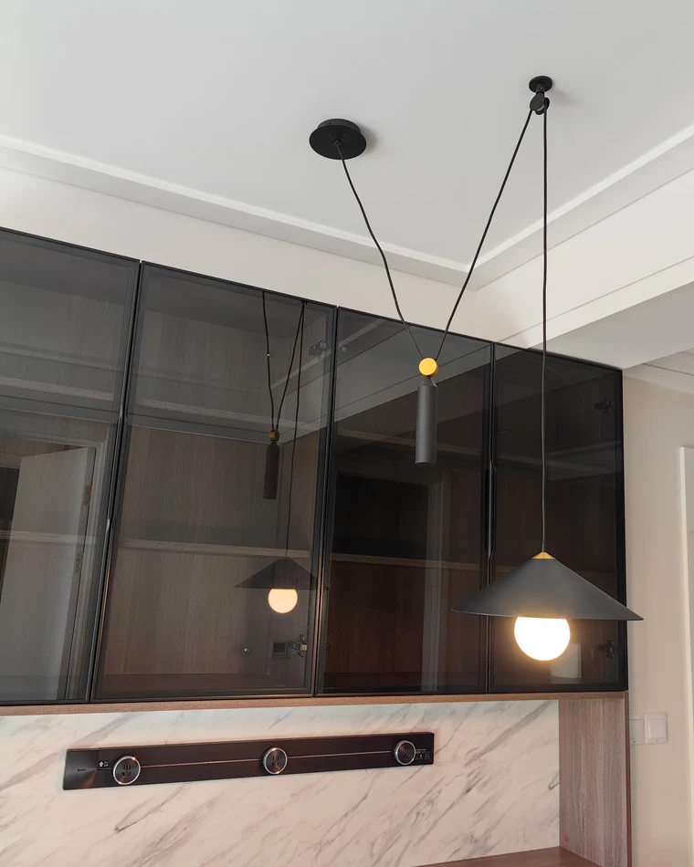 WOMO Cone Counterweight Pulley Swag Pendant Lamp-WM2230 - Image 19