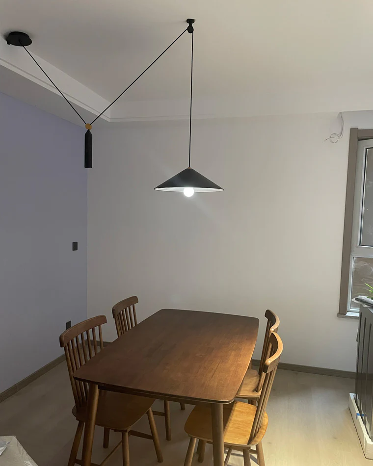 WOMO Cone Counterweight Pulley Swag Pendant Lamp-WM2230 - Image 20