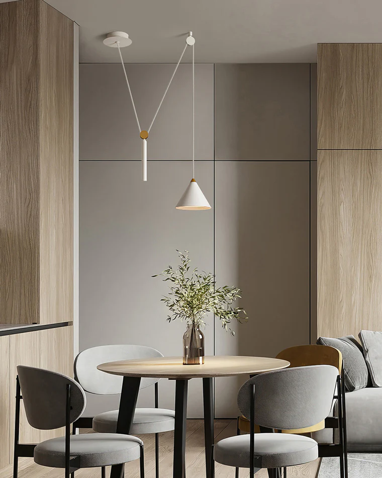 WOMO Cone Counterweight Pulley Swag Pendant Lamp-WM2230 - Image 22