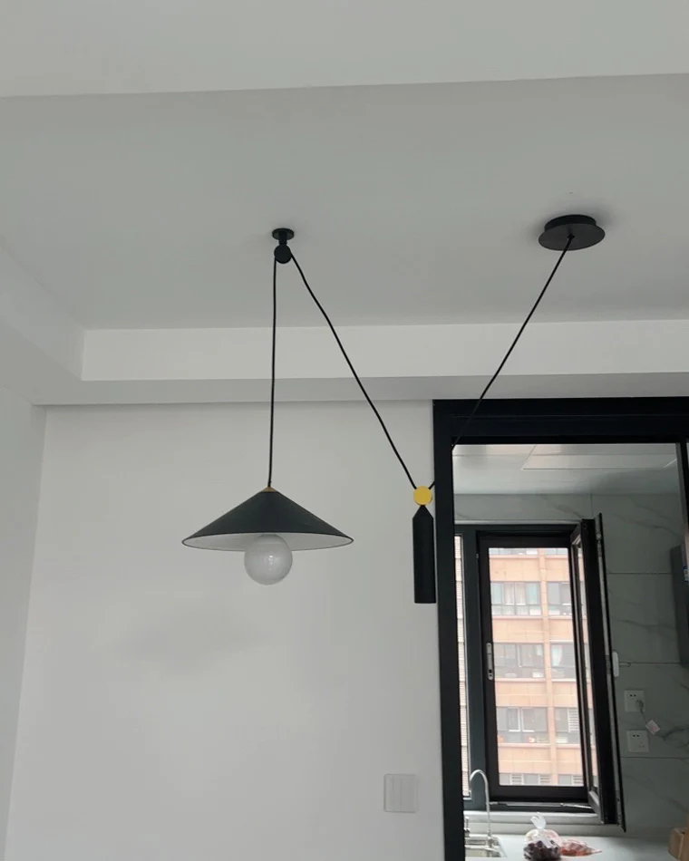 WOMO Cone Counterweight Pulley Swag Pendant Lamp-WM2230 - Image 30