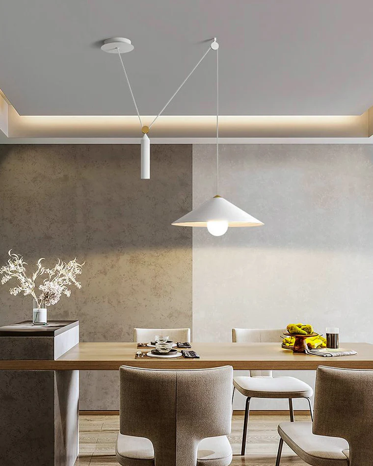 WOMO Cone Counterweight Pulley Swag Pendant Lamp-WM2230 - Image 4