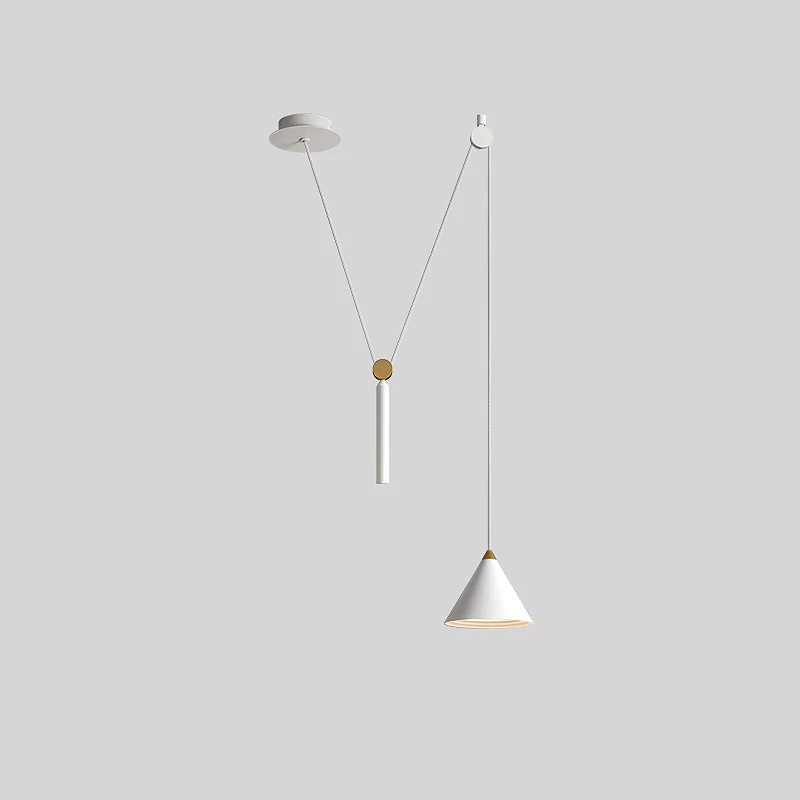 WOMO Cone Counterweight Pulley Swag Pendant Lamp-WM2230 - Image 41