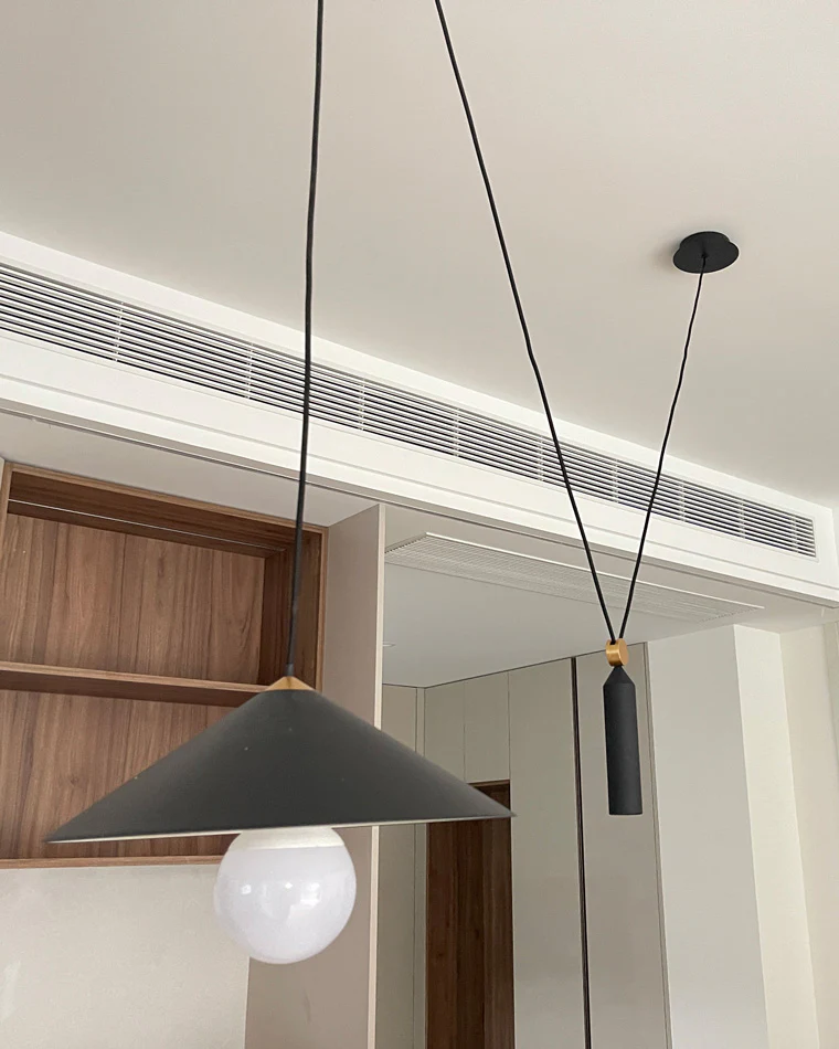 WOMO Cone Counterweight Pulley Swag Pendant Lamp-WM2230 - Image 9