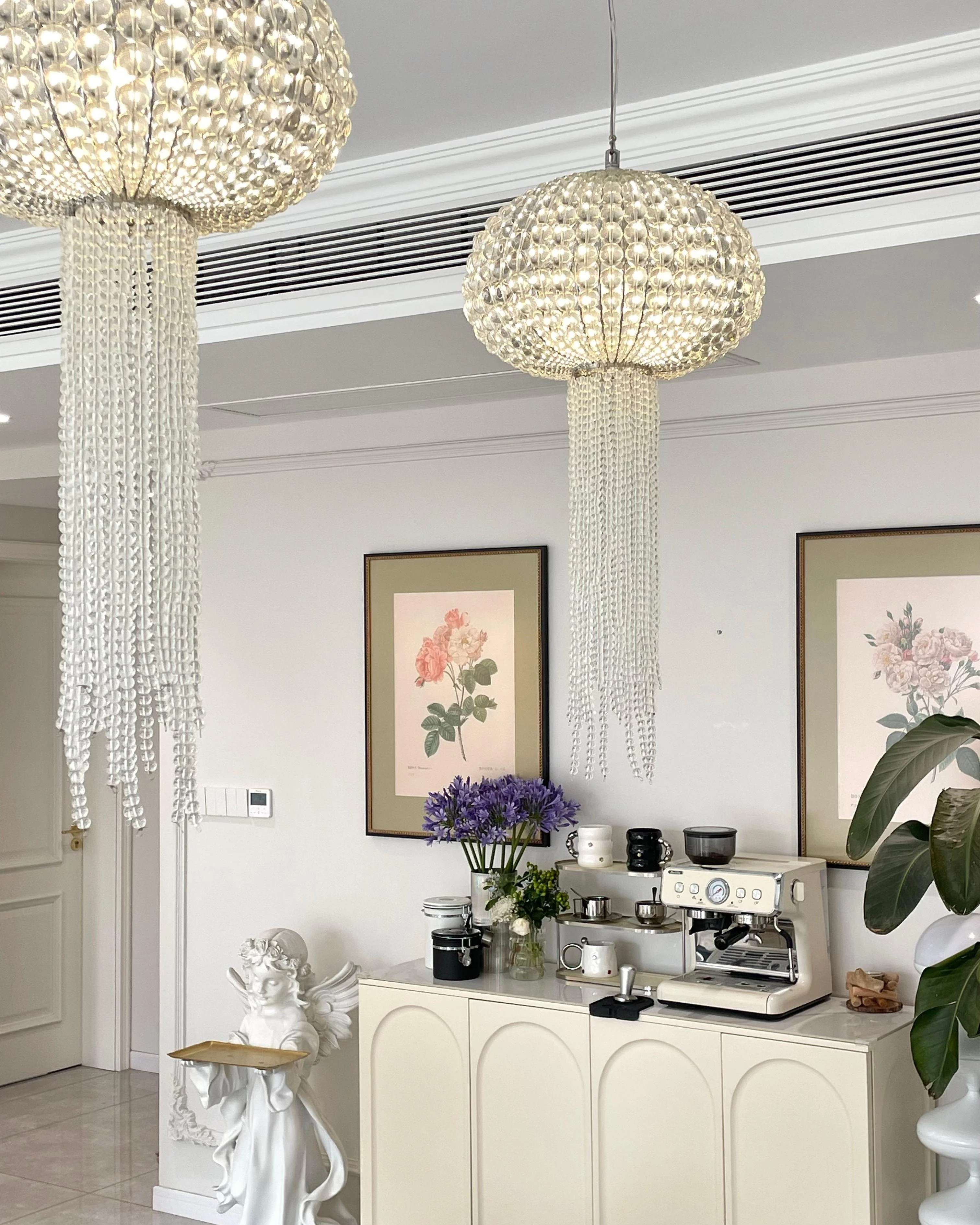 WOMO Jellyfish Beaded Crystal Chandelier-WM2371 - Image 5