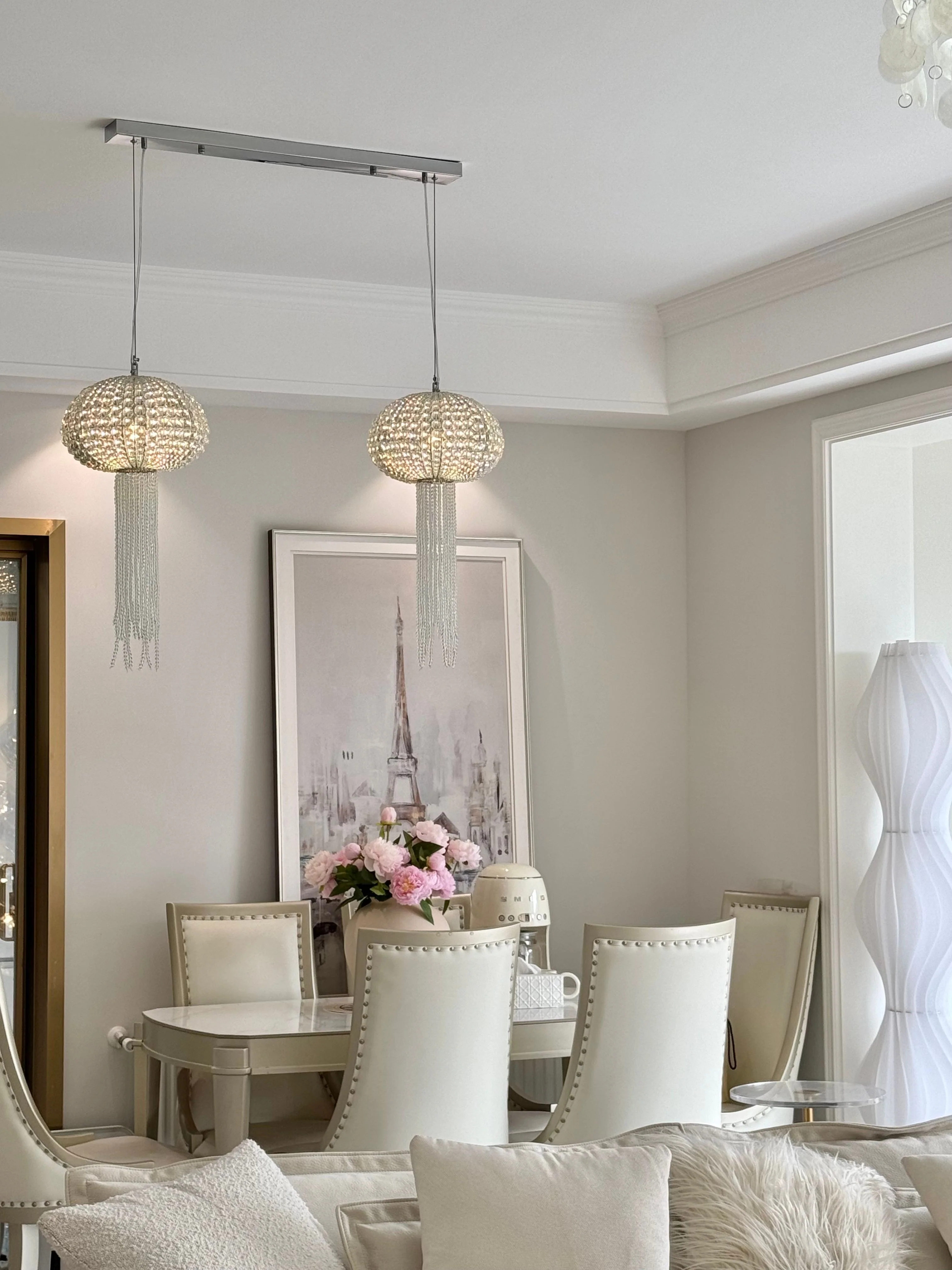 WOMO Jellyfish Beaded Crystal Chandelier-WM2371 - Image 7