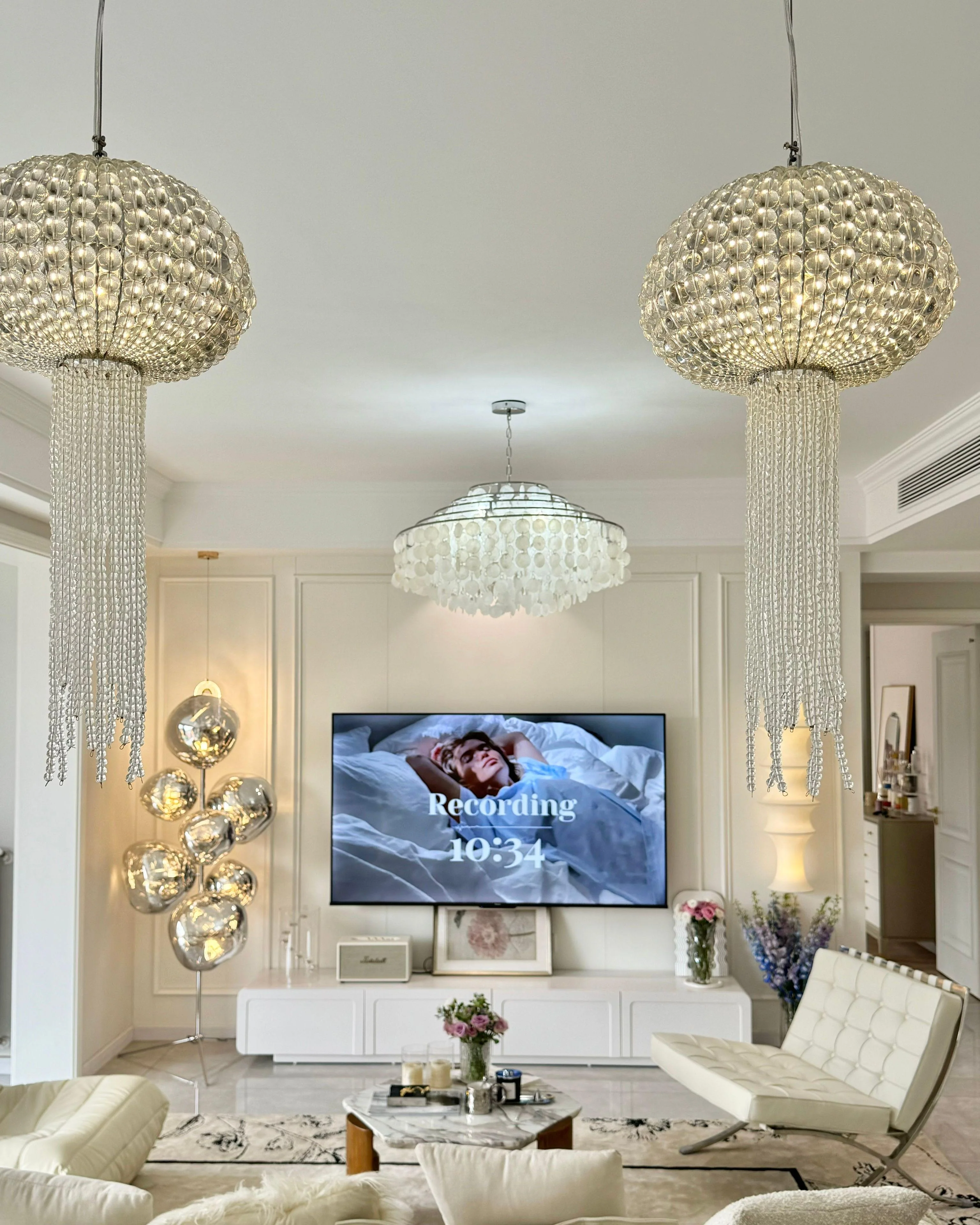 WOMO Jellyfish Beaded Crystal Chandelier-WM2371 - Image 8