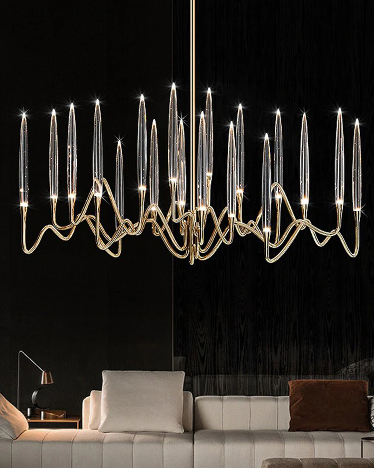 WOMO Crystal Candlestick Chandelier-WM2602 - Image 11