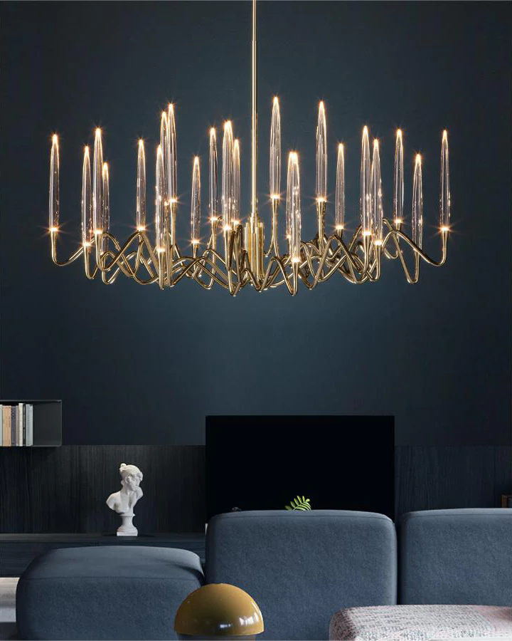 WOMO Crystal Candlestick Chandelier-WM2602 - Image 13