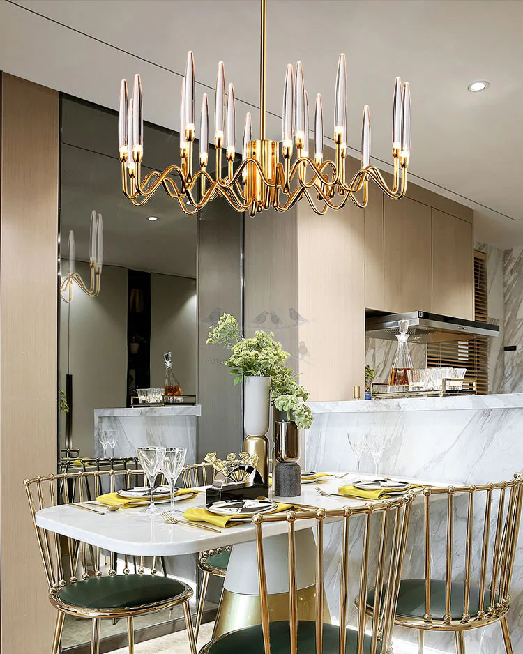 WOMO Crystal Candlestick Chandelier-WM2602 - Image 16
