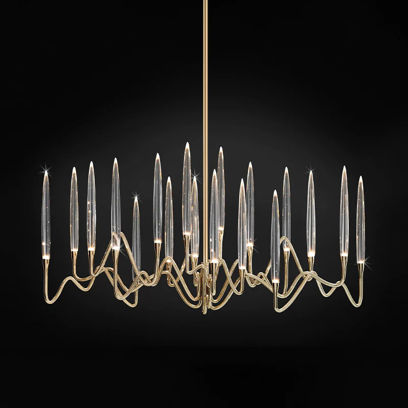 WOMO Crystal Candlestick Chandelier-WM2602 - Image 24