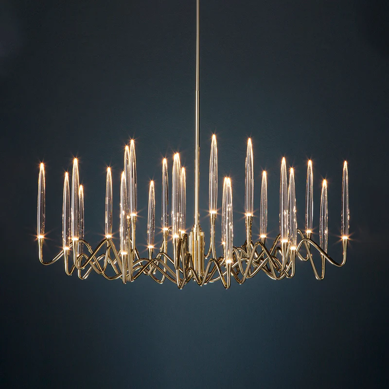WOMO Crystal Candlestick Chandelier-WM2602 - Image 26
