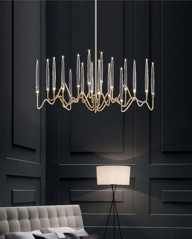 WOMO Crystal Candlestick Chandelier-WM2602 - Image 4