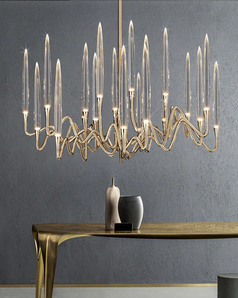 WOMO Crystal Candlestick Chandelier-WM2602 - Image 6