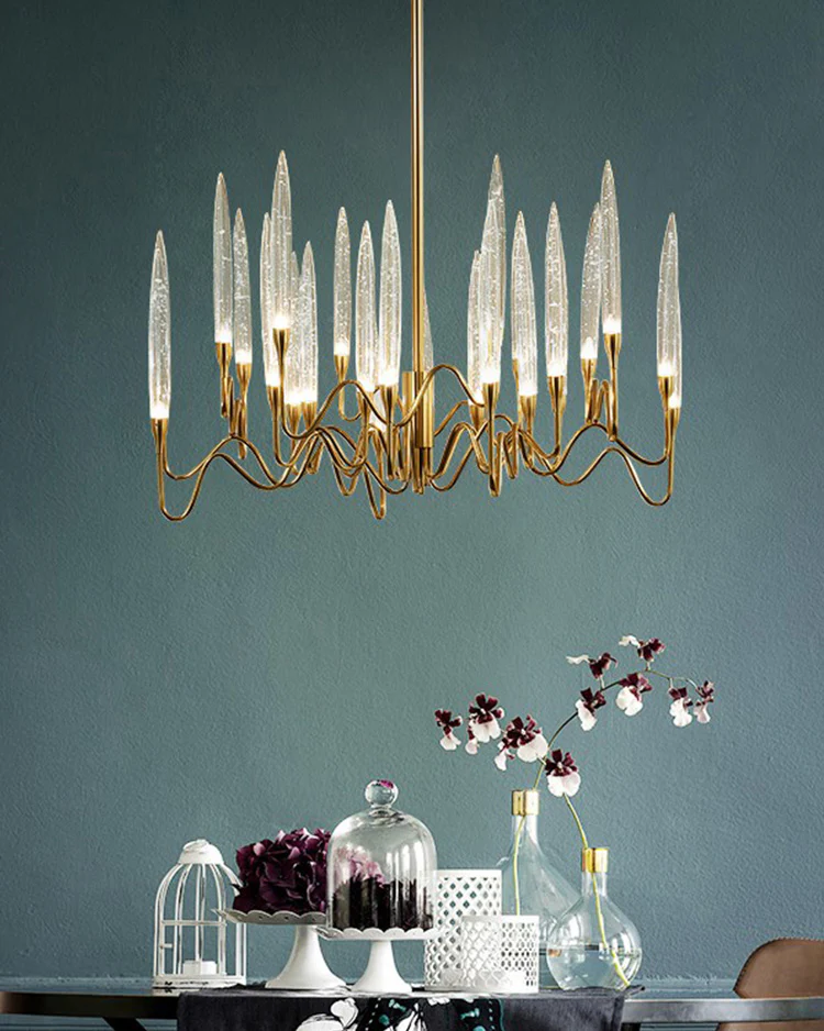 WOMO Crystal Candlestick Chandelier-WM2602 - Image 8