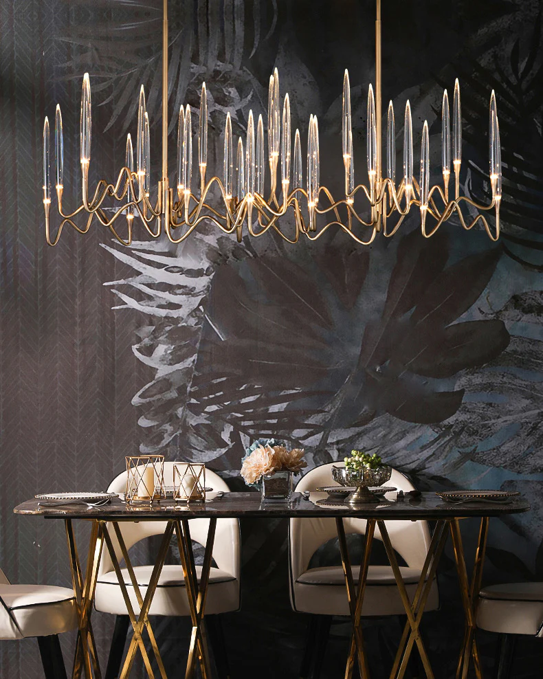 WOMO Crystal Candlestick Chandelier-WM2603 - Image 4