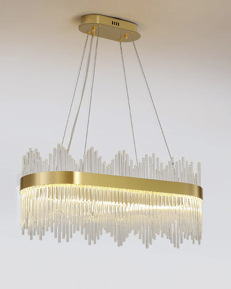 WOMO Glass Rods Round Chandelier-WM2186 - Image 101