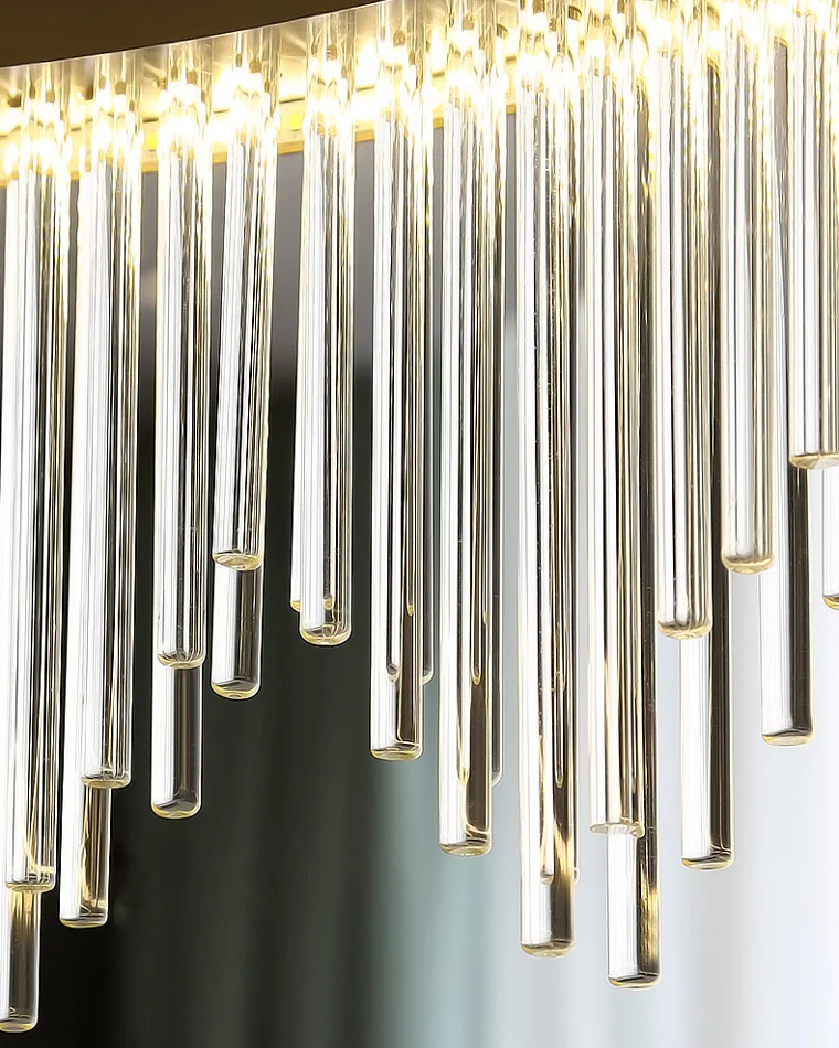WOMO Glass Rods Round Chandelier-WM2186 - Image 102