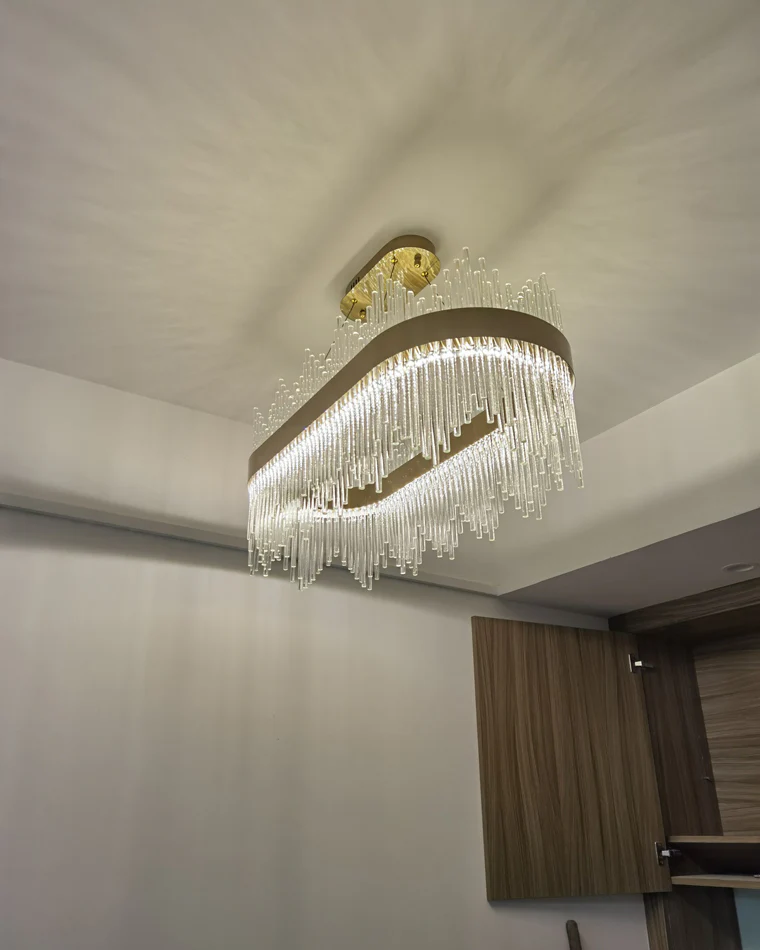 WOMO Glass Rods Round Chandelier-WM2186 - Image 36