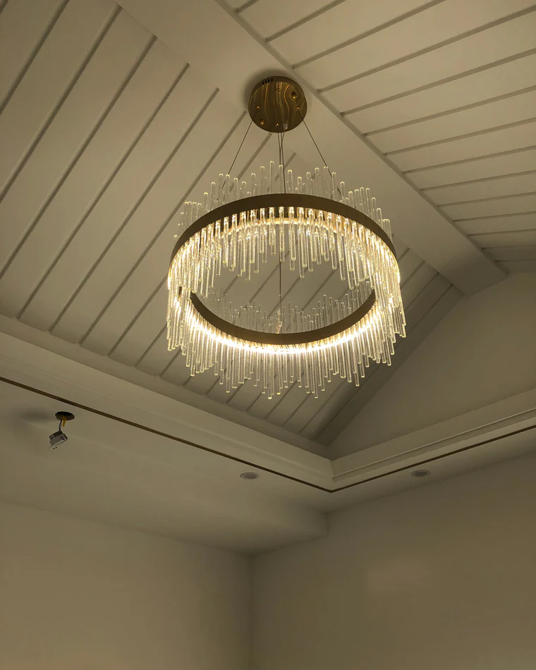 WOMO Glass Rods Round Chandelier-WM2186 - Image 38
