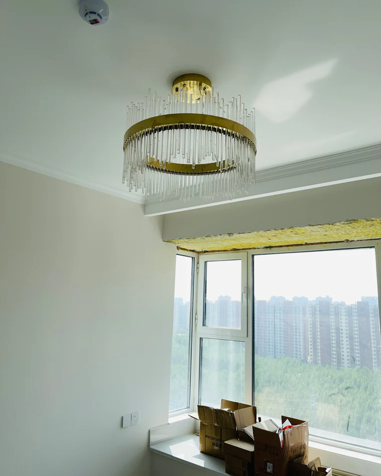 WOMO Glass Rods Round Chandelier-WM2186 - Image 43