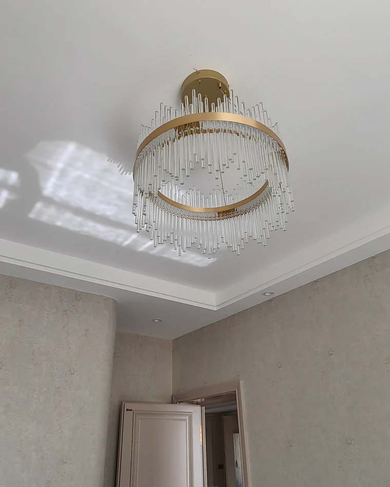 WOMO Glass Rods Round Chandelier-WM2186 - Image 58
