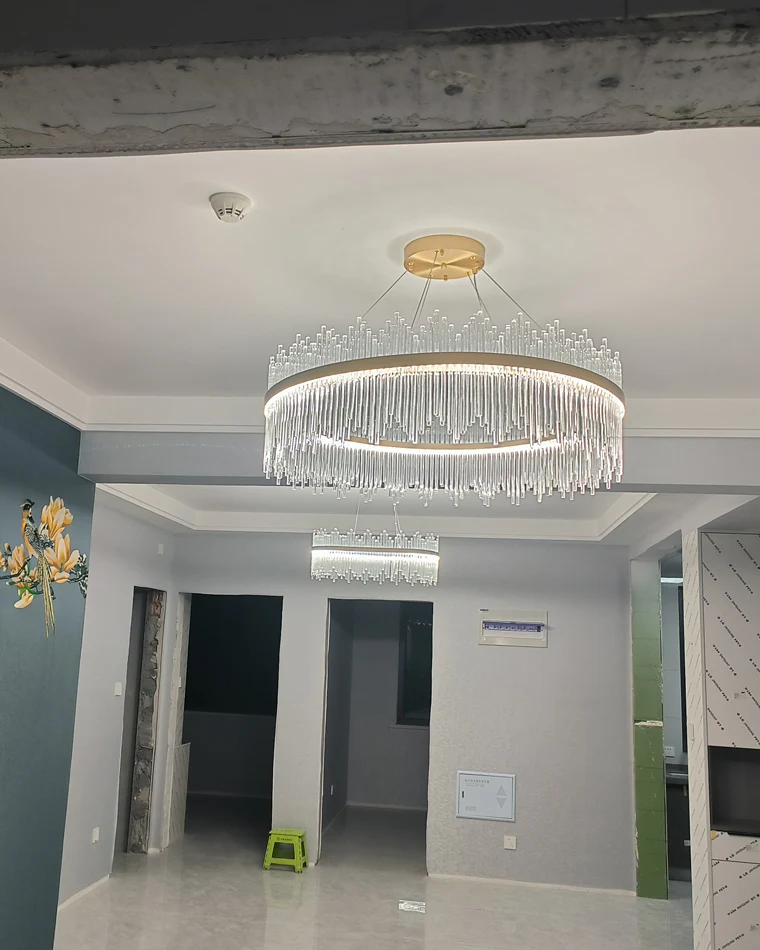 WOMO Glass Rods Round Chandelier-WM2186 - Image 68