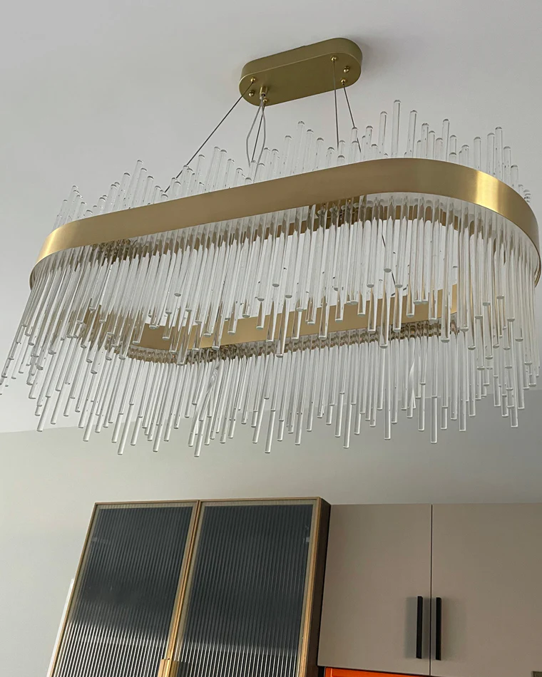 WOMO Glass Rods Round Chandelier-WM2186 - Image 69