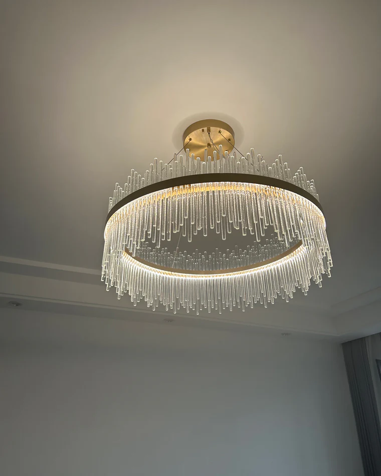 WOMO Glass Rods Round Chandelier-WM2186 - Image 74