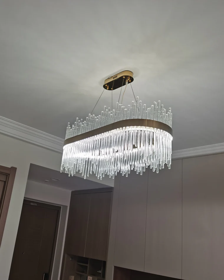 WOMO Glass Rods Round Chandelier-WM2186 - Image 87