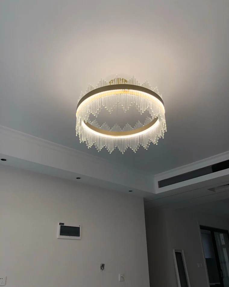 WOMO Glass Rods Round Chandelier-WM2186 - Image 90