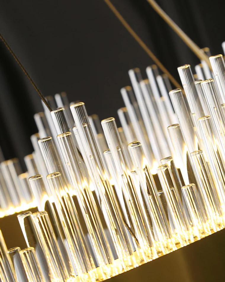 WOMO Glass Rods Round Chandelier-WM2186 - Image 94