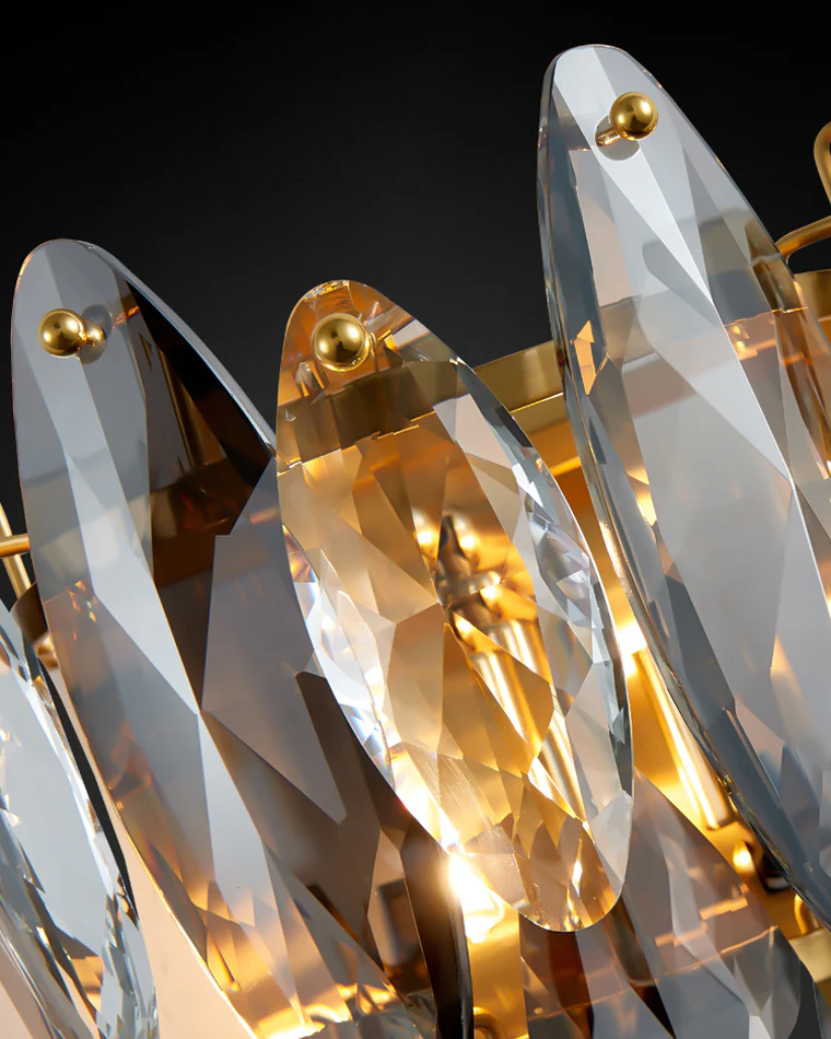 WOMO Smoked Crystal Linear Chandelier-WM2188 - Image 33