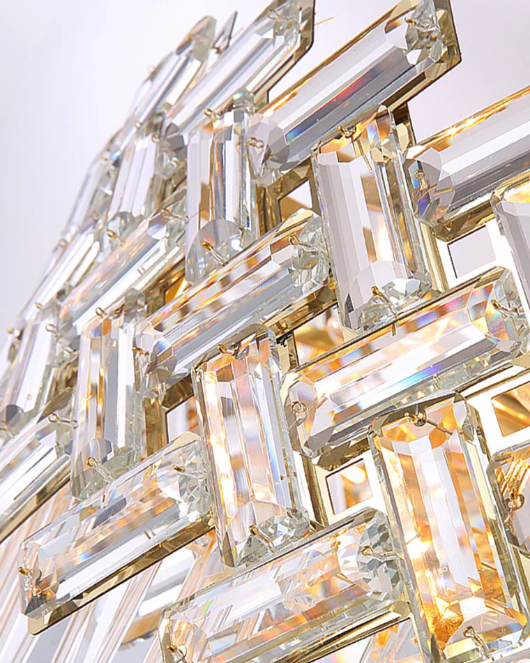 WOMO Shield Crystal Round Chandelier-WM2190 - Image 11