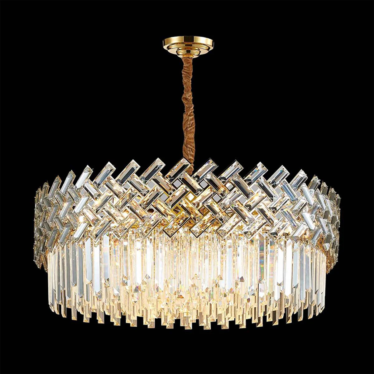 WOMO Shield Crystal Round Chandelier-WM2190 - Image 17