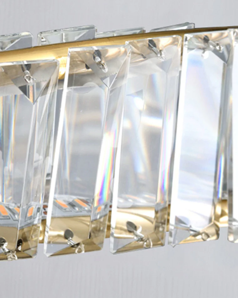 WOMO Möbius Crystal Prism Circular Chandelier-WM2191 - Image 17