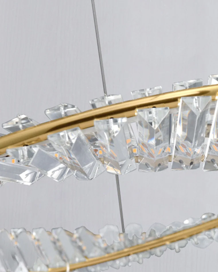 WOMO Möbius Crystal Prism Circular Chandelier-WM2191 - Image 18