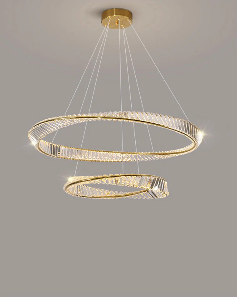 WOMO Möbius Crystal Prism Circular Chandelier-WM2191 - Image 37